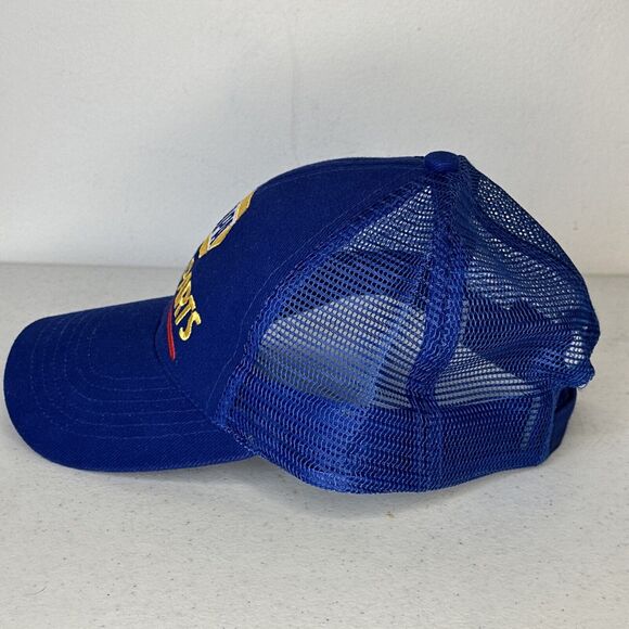 New‎ Napa Hat Mesh backstrap Stitched Logo Blue Gold Red AutoParts - Picture 4 of 7